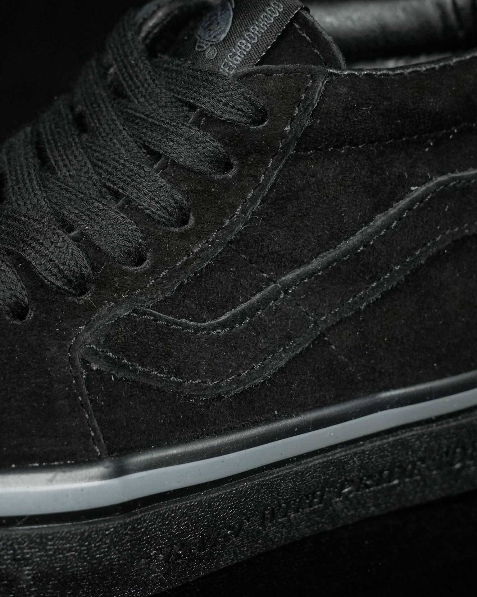 Vans x Neighborhood Sk8-Mid 83 DX NBHD Mens Womens - Black/Black NBHDSK8MDBLK Shoes