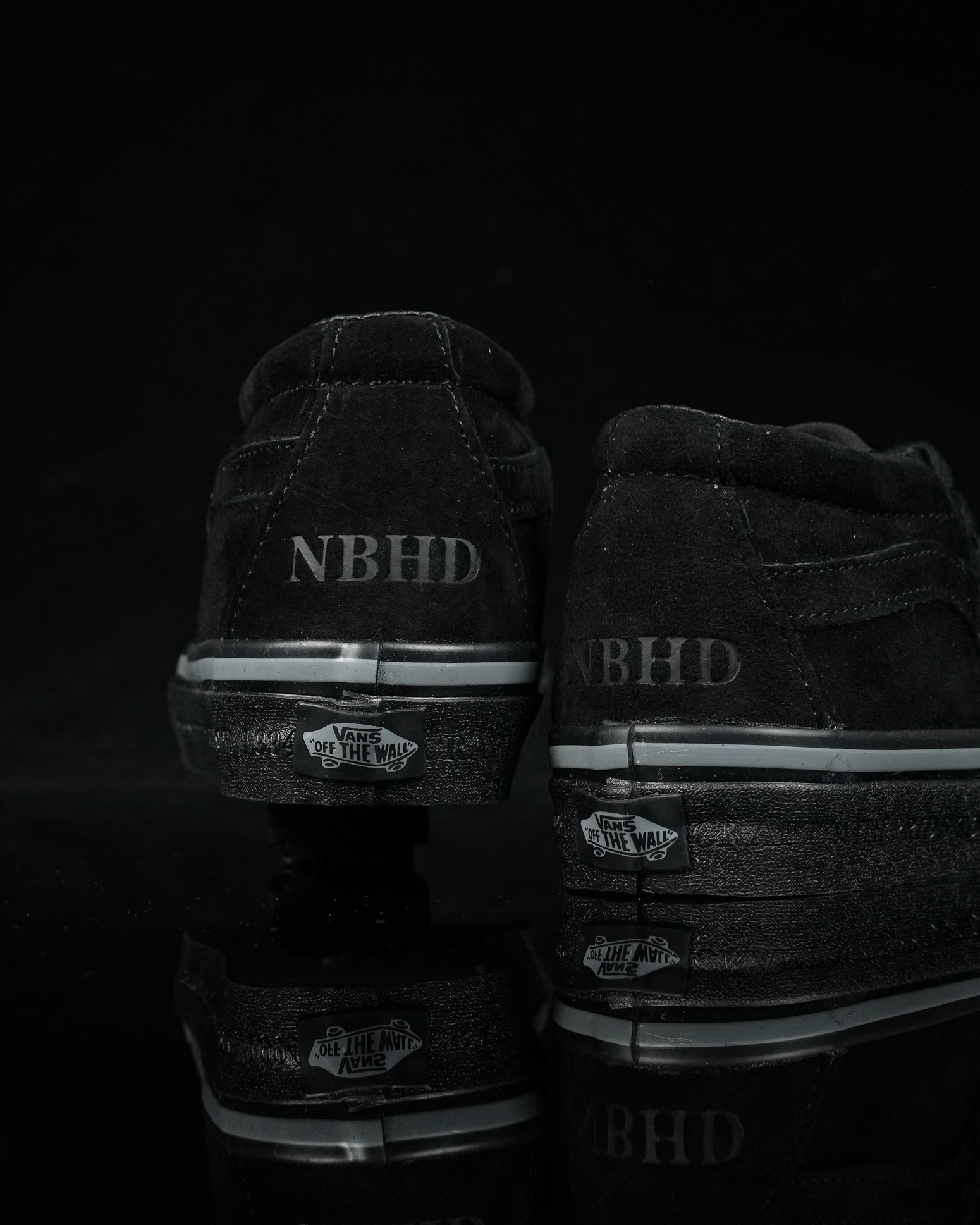 Vans x Neighborhood Sk8-Mid 83 DX NBHD Mens Womens - Black/Black NBHDSK8MDBLK Shoes