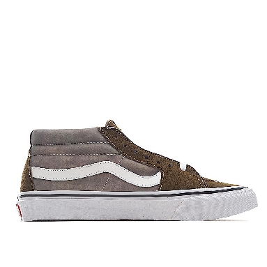 Vans Sk8-Mid Mens Womens - Brown/White VN0A7TNH2D7-1 Shoes