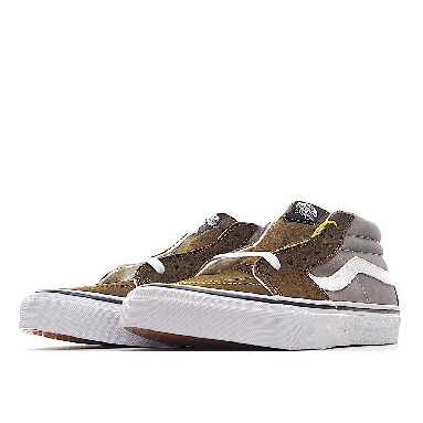 Vans Sk8-Mid Mens Womens - Brown/White VN0A7TNH2D7-1 Shoes