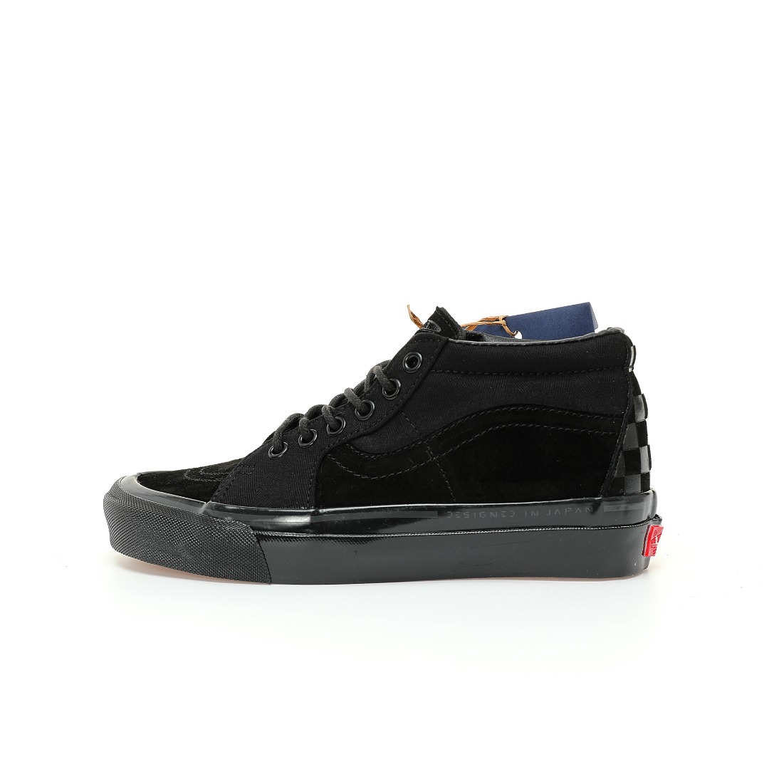 Vans Sk8-Mid Reissue 83 MG TDC Black Mens Womens - Black/Black VN000E7JCJI Shoes