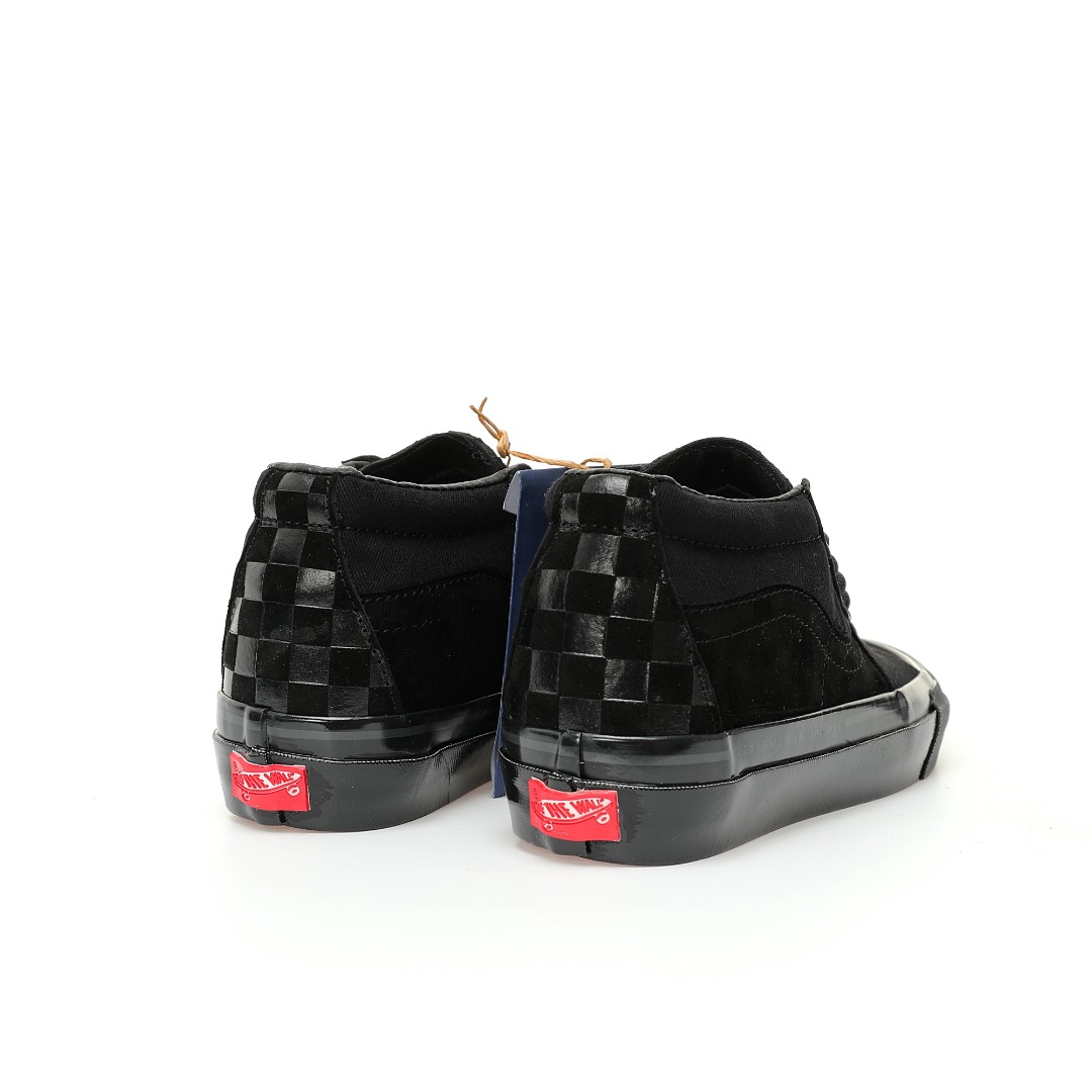 Vans Sk8-Mid Reissue 83 MG TDC Black Mens Womens - Black/Black VN000E7JCJI Shoes