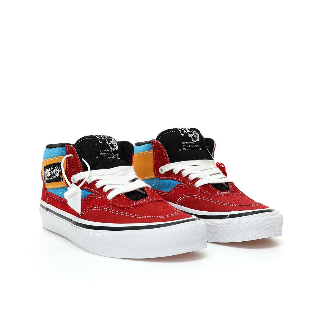 Vans Half Cab Pro Knee Slide Mens Womens - Red/Blue VN0A38CPSWQ Shoes