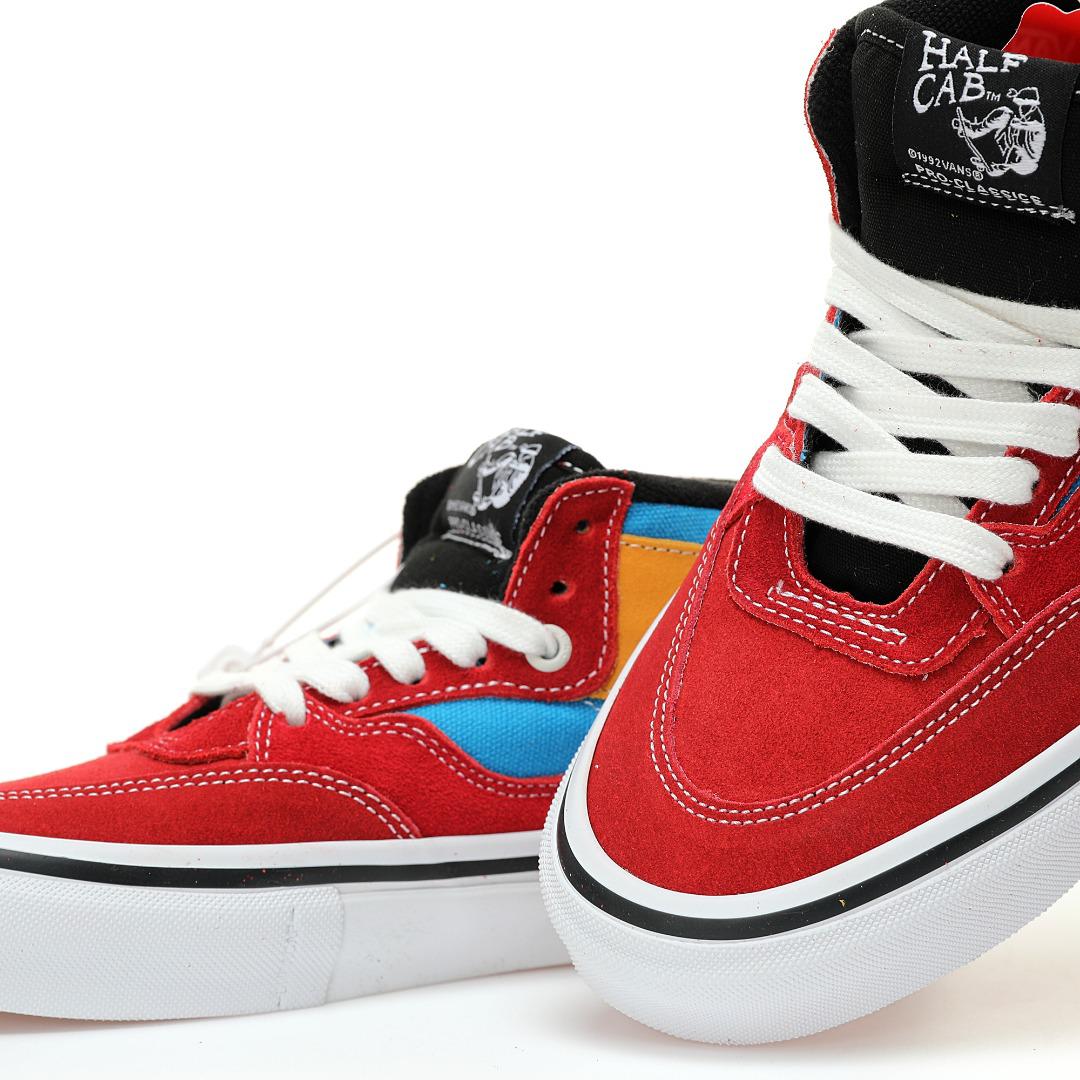 Vans Half Cab Pro Knee Slide Mens Womens - Red/Blue VN0A38CPSWQ Shoes