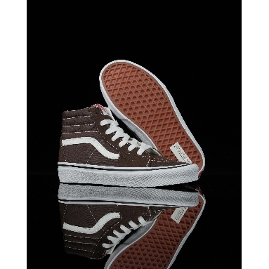 Vans Sk8-Hi Mens Womens - Brown/White VN0A38GEU5Z-1 Shoes