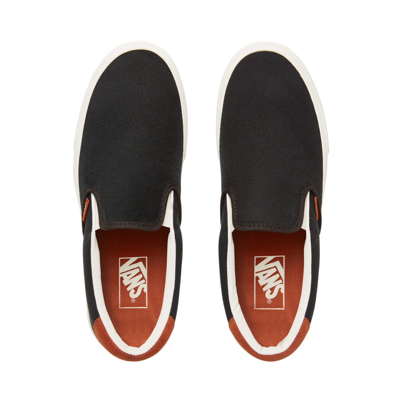 Vans Suede Flannel Slip-On 59 Classic Mens Womens - (Flannel) Black VA38GUX2Y Shoes