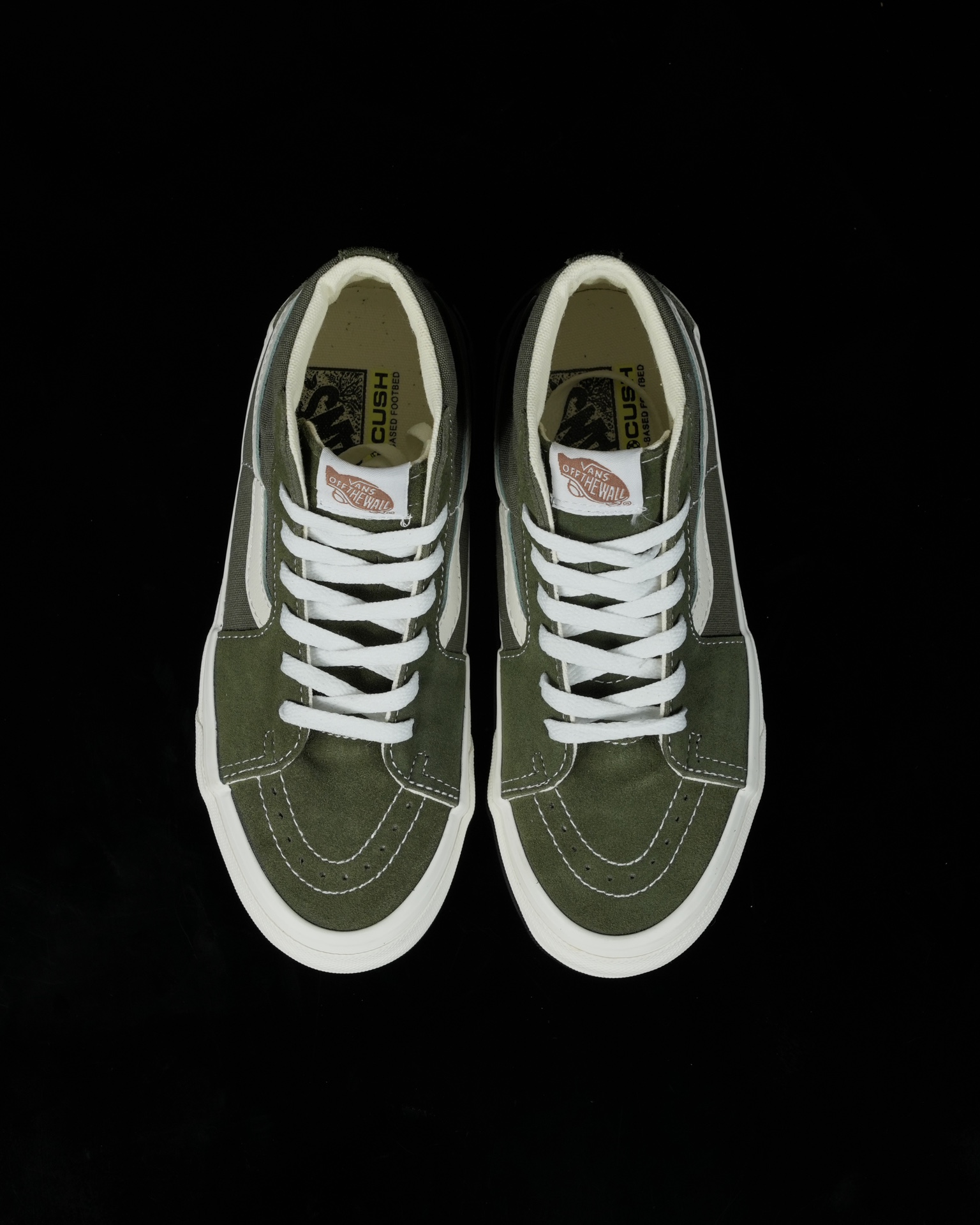 Vans Sk8-Hi VR3 Mens Womens - Olive Green/White VN0005UN50K Shoes