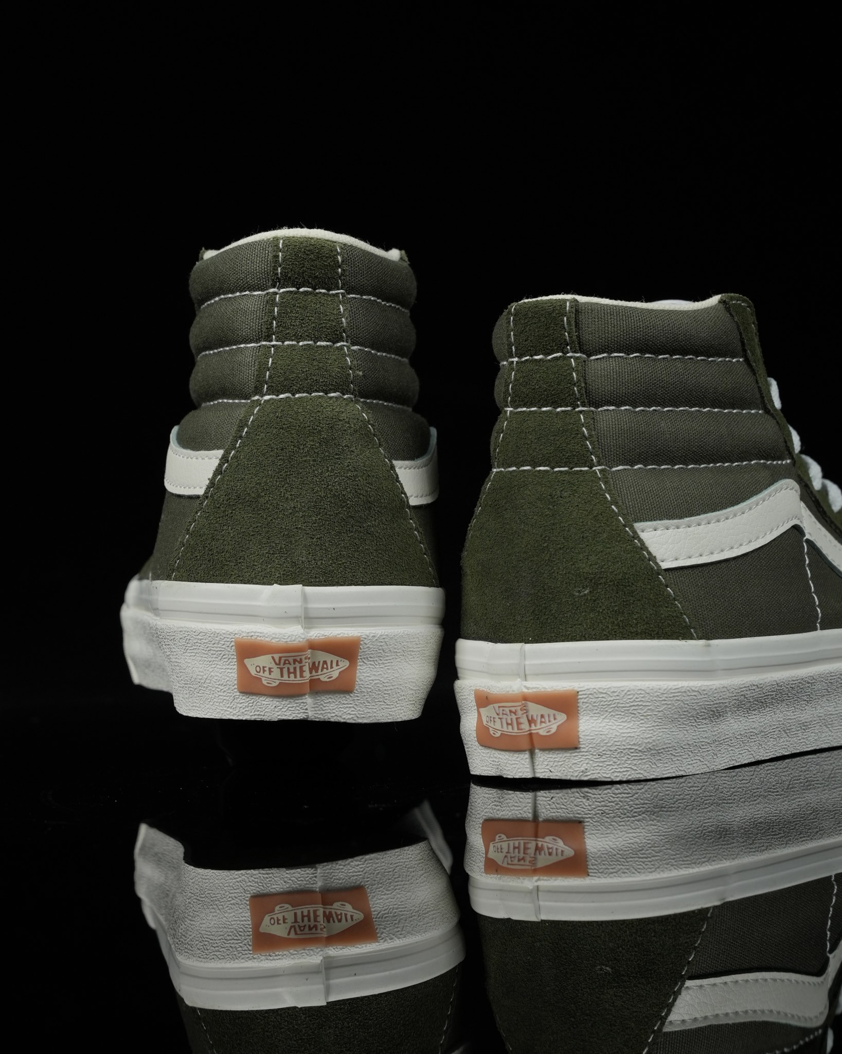 Vans Sk8-Hi VR3 Mens Womens - Olive Green/White VN0005UN50K Shoes