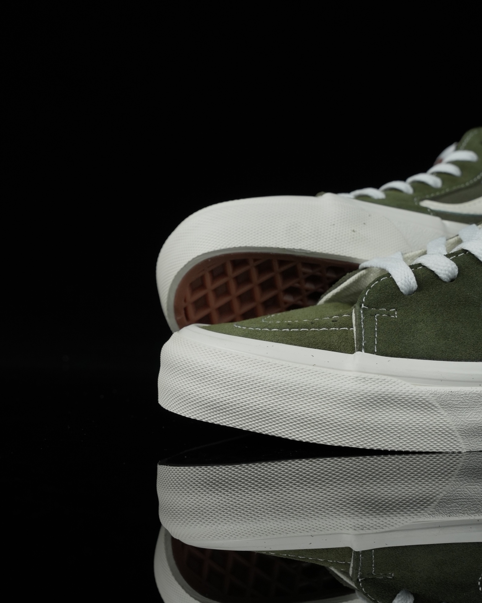 Vans Sk8-Hi VR3 Mens Womens - Olive Green/White VN0005UN50K Shoes