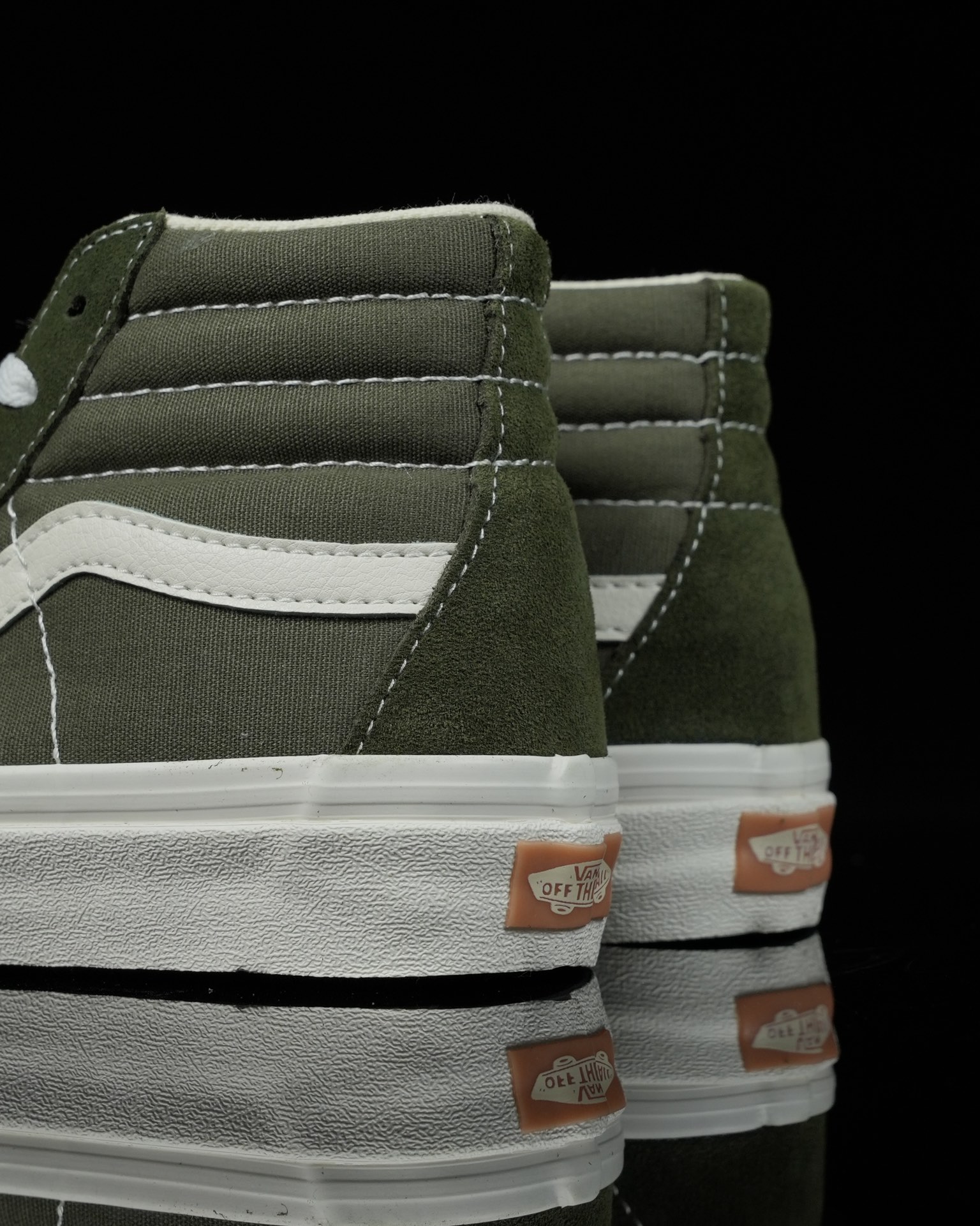 Vans Sk8-Hi VR3 Mens Womens - Olive Green/White VN0005UN50K Shoes