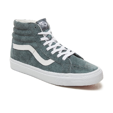 Vans Suede Sk8-Hi Reissue Classic Mens Womens - (Pig Suede) Stormy Weather/True White VA2XSBU5N Shoes