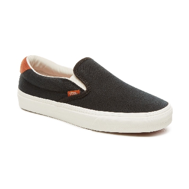 Vans Suede Flannel Slip-On 59 Classic Mens Womens - (Flannel) Black VA38GUX2Y Shoes