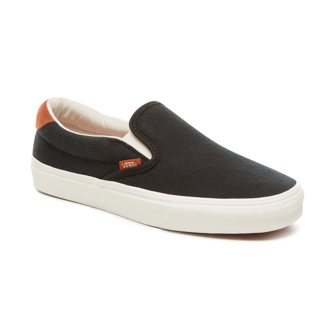 Vans Suede Flannel Slip-On 59 Classic Mens Womens - (Flannel) Black VA38GUX2Y Shoes