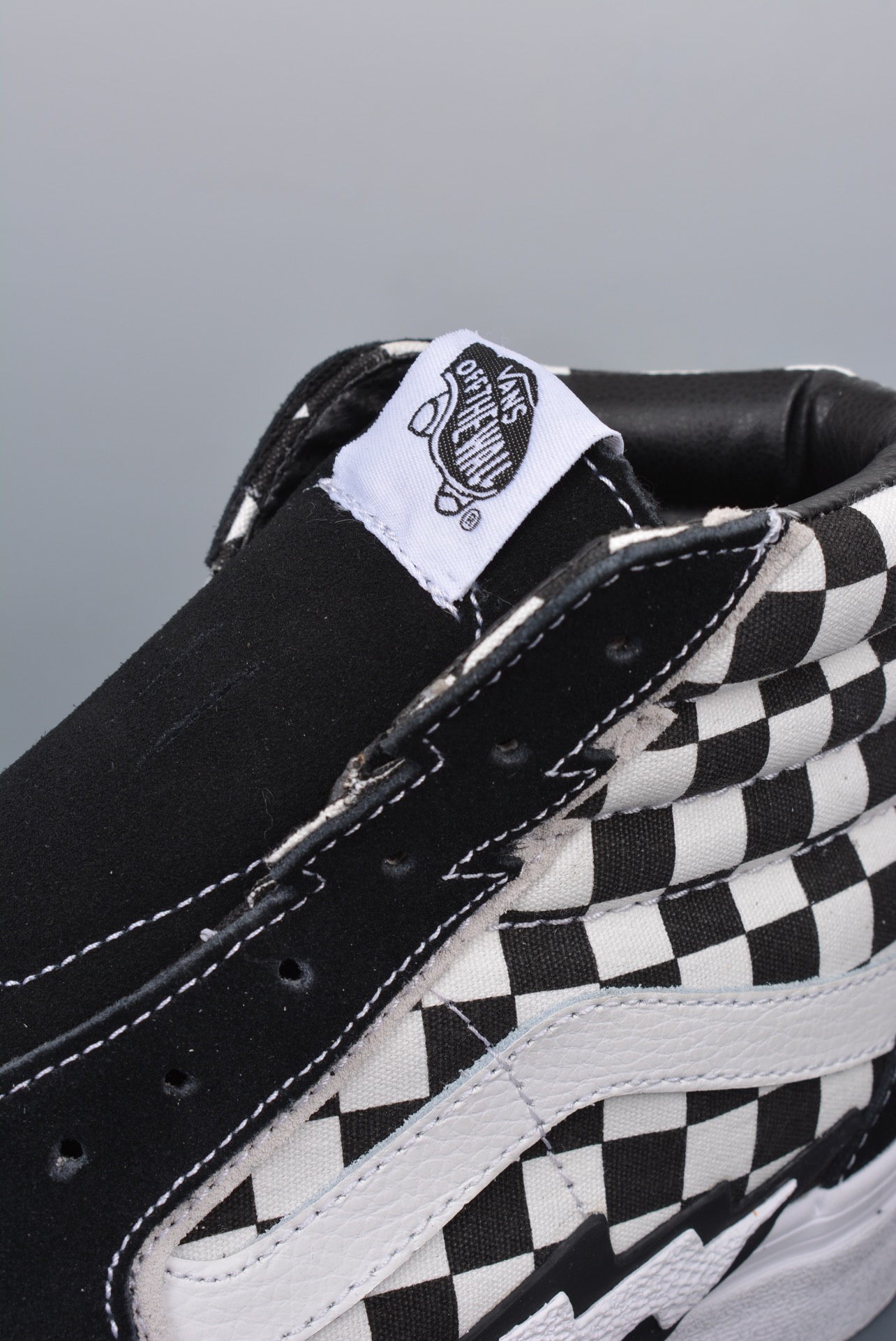 Vans SK8-Hi Bolt Checkerboard Mens Womens - Black/White VN0A5JIVA04 Shoes