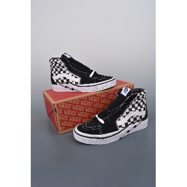 Vans SK8-Hi Bolt Checkerboard Mens Womens - Black/White VN0A5JIVA04 Shoes