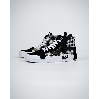 Vans Sk8-Hi Reissue Cap Checkerboard Mens Womens - Black/White VN0A3WM1XOS Shoes