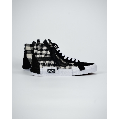 Vans Sk8-Hi Reissue Cap Checkerboard Mens Womens - Black/White VN0A3WM1XOS Shoes