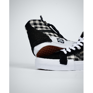 Vans Sk8-Hi Reissue Cap Checkerboard Mens Womens - Black/White VN0A3WM1XOS Shoes