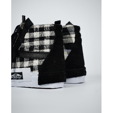 Vans Sk8-Hi Reissue Cap Checkerboard Mens Womens - Black/White VN0A3WM1XOS Shoes