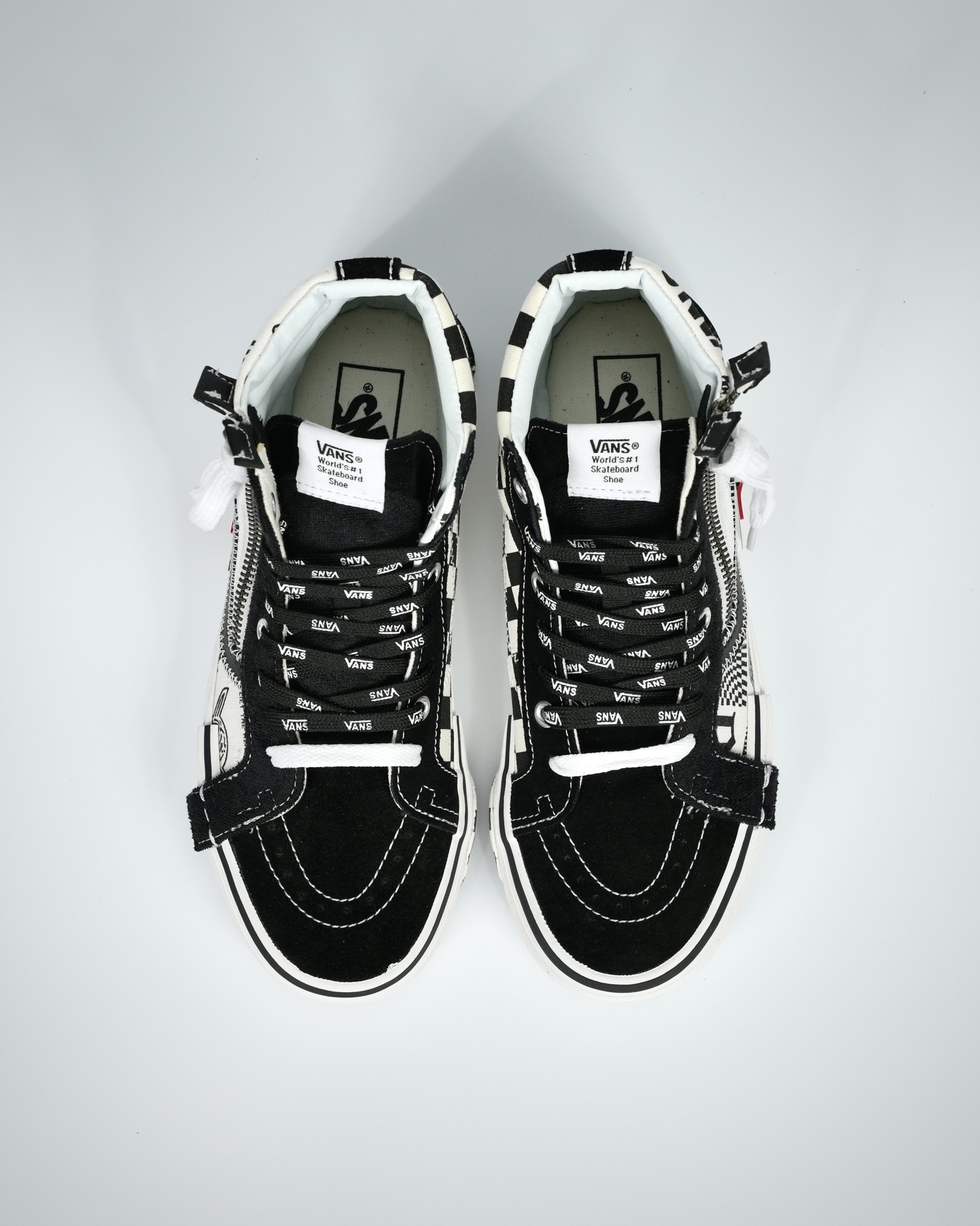 Vans Sk8-Hi Reissue Cap Printed Graffiti Mens Womens - Black/White VN0A3WM1603-1 Shoes