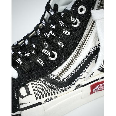 Vans Sk8-Hi Reissue Cap Printed Graffiti Mens Womens - Black/White VN0A3WM1603-1 Shoes