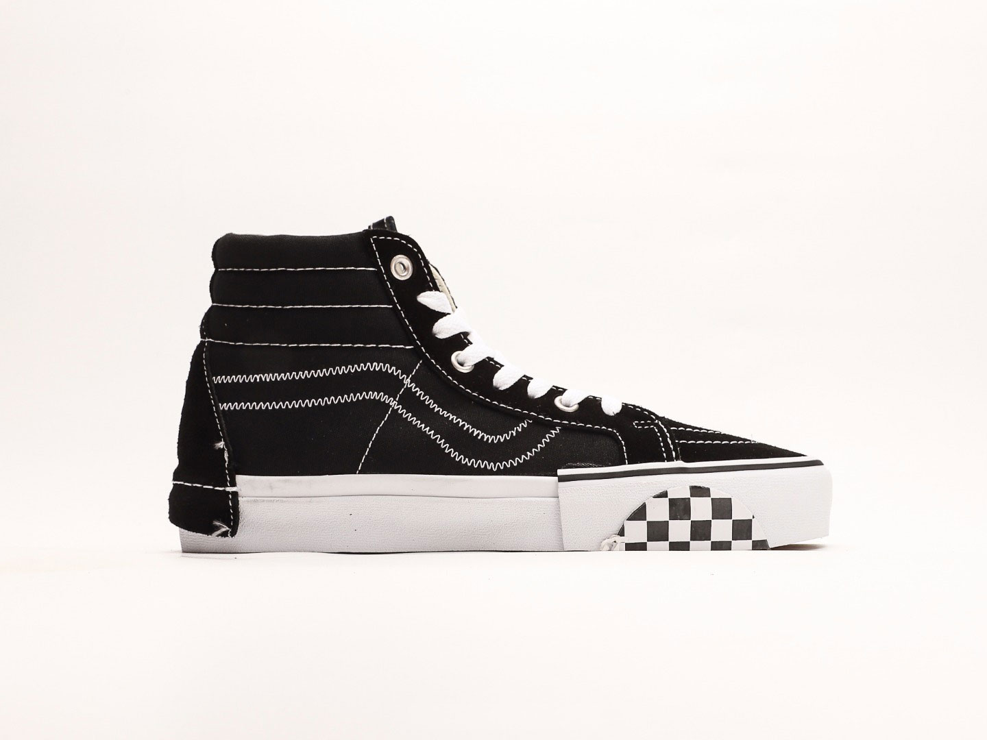 Vans SK8-HI Reissue CAP Mens Womens - Black/True White VN0A3WM16BT Shoes