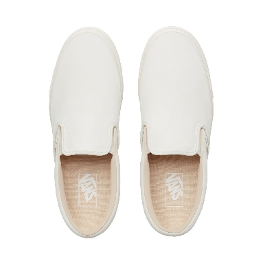 Vans Vansbuck Classic Slip-On Classic Mens Womens - (Vansbuck) Blanc De Blanc VA38F7U5V Shoes