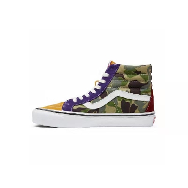 BAPE x Vans Sk8-Hi 36 DX Mens Womens - Multi Camo/Multi-Color VN0A38GF7BM Shoes