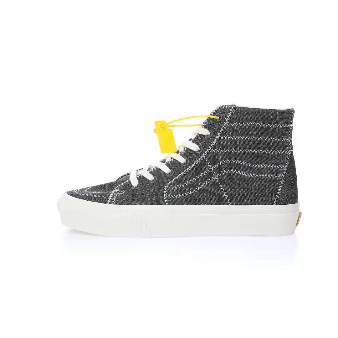 Vans SK8-HI Eco Theory Mens Womens - Grey/White VN0A7Q62BKP Shoes