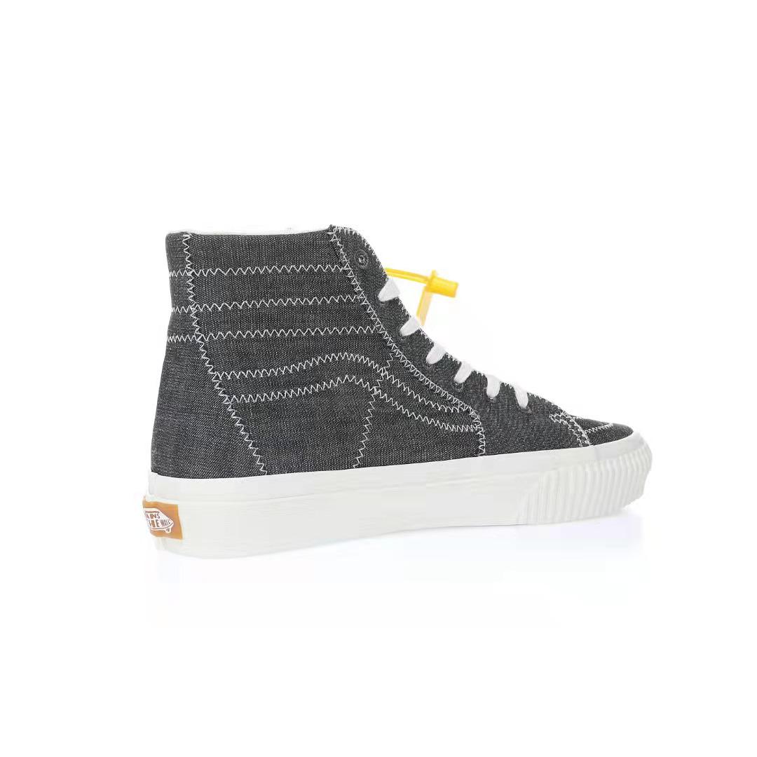 Vans SK8-HI Eco Theory Mens Womens - Grey/White VN0A7Q62BKP Shoes