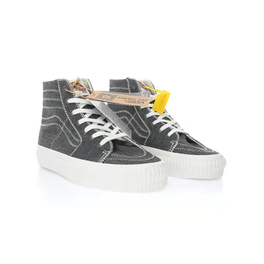 Vans SK8-HI Eco Theory Mens Womens - Grey/White VN0A7Q62BKP Shoes