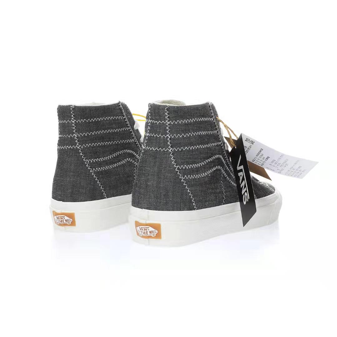 Vans SK8-HI Eco Theory Mens Womens - Grey/White VN0A7Q62BKP Shoes