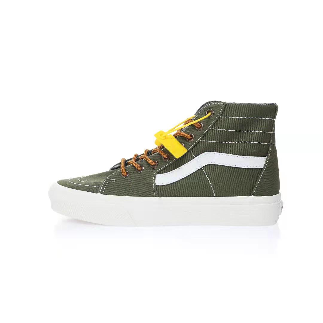 Vans SK8-HI Ca Throwback Mens Womens - Green/Yellow VN0A7Q62E02 Shoes