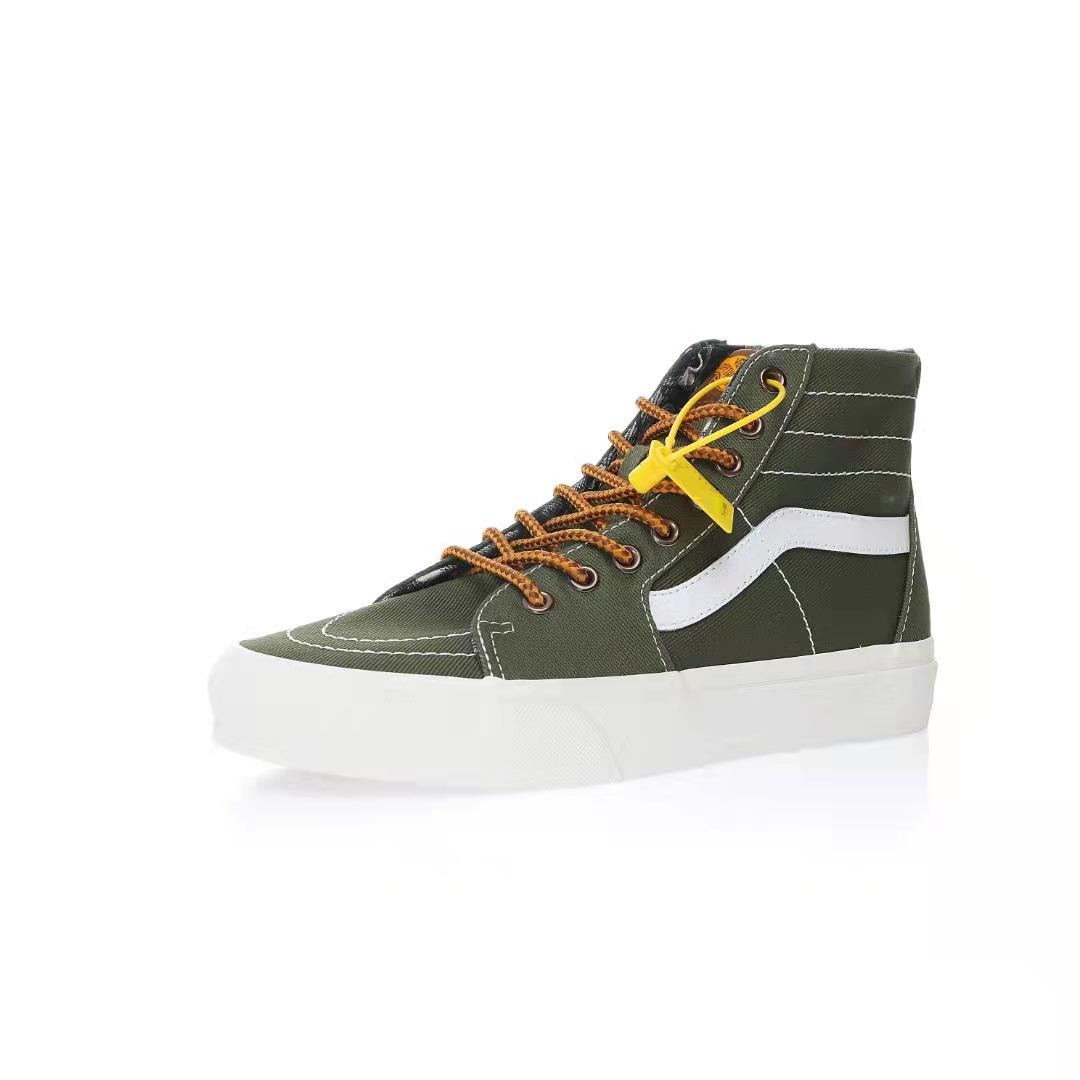 Vans SK8-HI Ca Throwback Mens Womens - Green/Yellow VN0A7Q62E02 Shoes