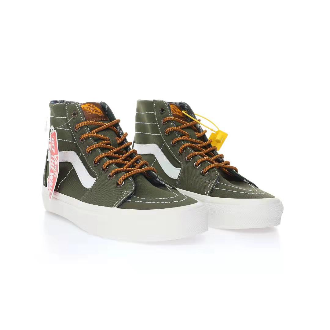 Vans SK8-HI Ca Throwback Mens Womens - Green/Yellow VN0A7Q62E02 Shoes