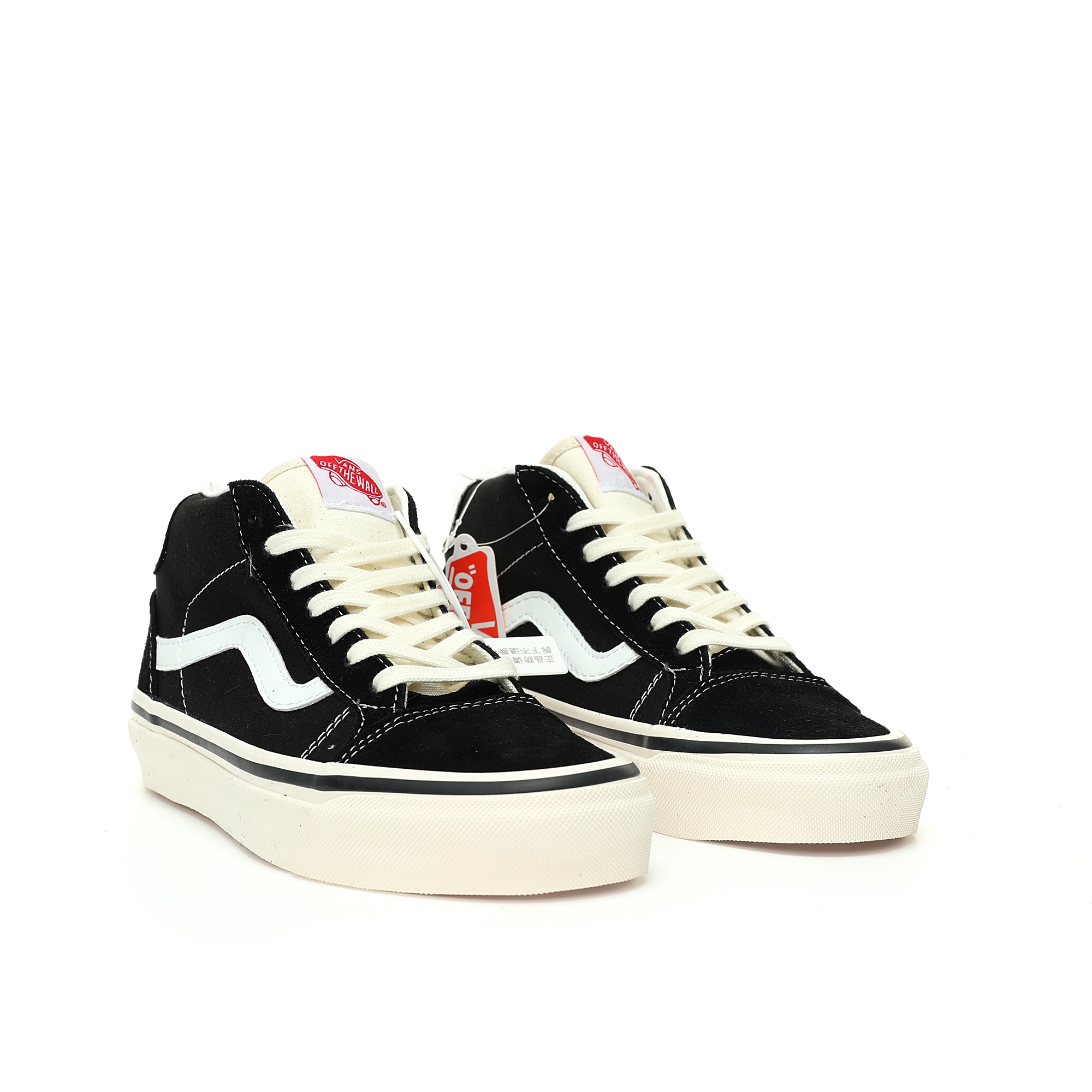 Vans Mid Skool 37 DX Anaheim Factory Mens Womens - Black/White VN0A3MUOQF6 Shoes