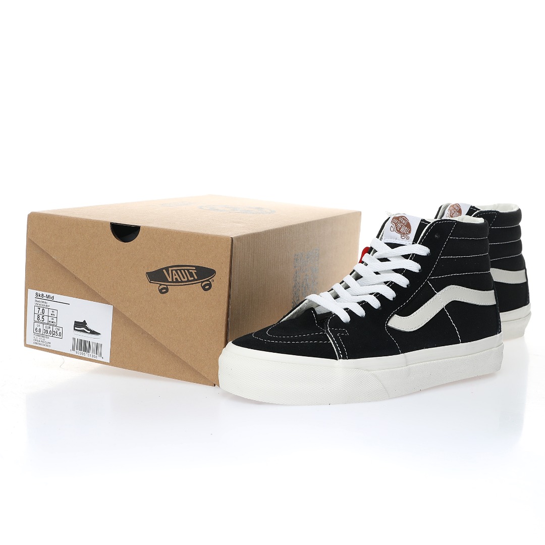 Vans Sk8-Hi VR3 Mens Womens - Black/Marshmallow VN0005UN1KP Shoes