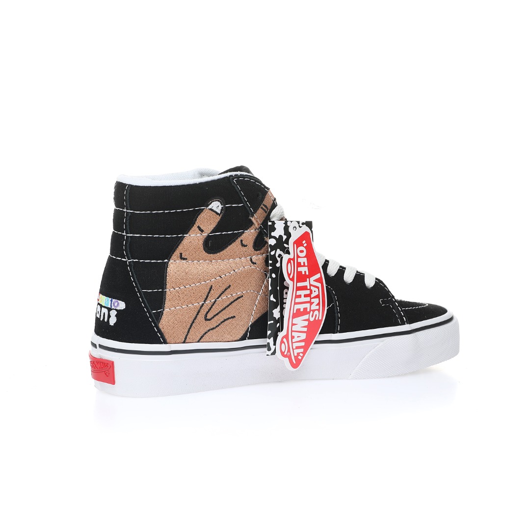 Vans Imran Potato x SK8-Hi VR3 LX Mens Womens - Black/White/Fenugreek VN0A5EE7B7H Shoes