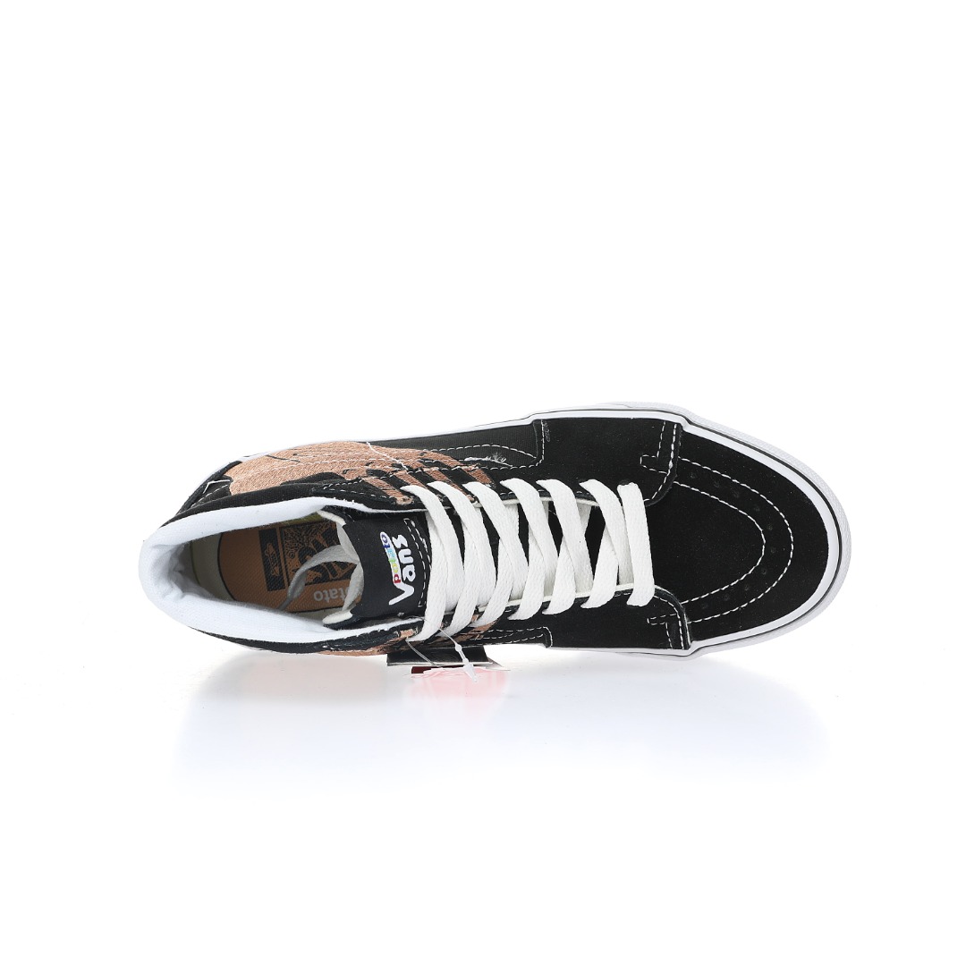 Vans Imran Potato x SK8-Hi VR3 LX Mens Womens - Black/White/Fenugreek VN0A5EE7B7H Shoes