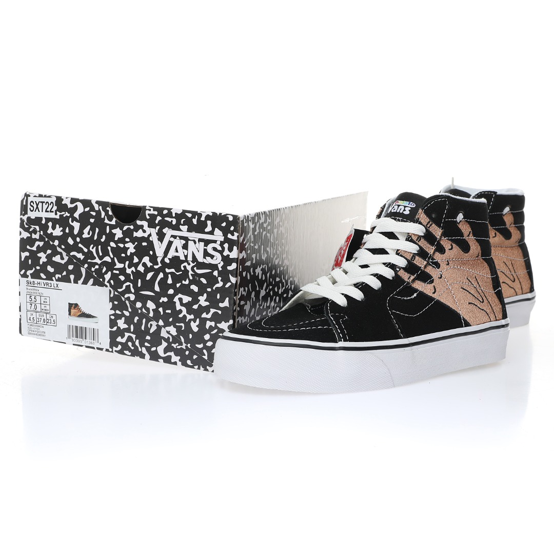 Vans Imran Potato x SK8-Hi VR3 LX Mens Womens - Black/White/Fenugreek VN0A5EE7B7H Shoes