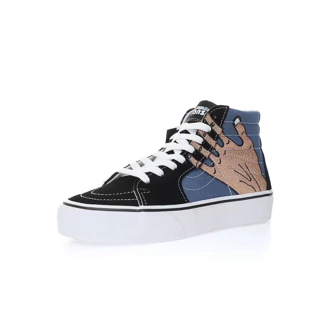 Vans Imran Potato x SK8-Hi VR3 LX Mens Womens - Black/Navy/White/Fenugreek VN0A5EE7B7F Shoes