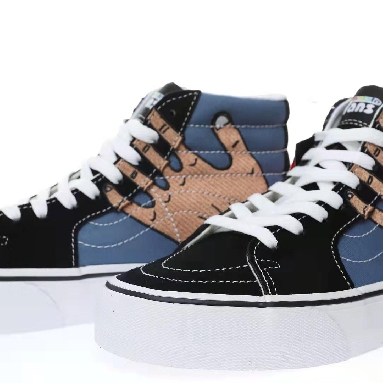 Vans Imran Potato x SK8-Hi VR3 LX Mens Womens - Black/Navy/White/Fenugreek VN0A5EE7B7F Shoes