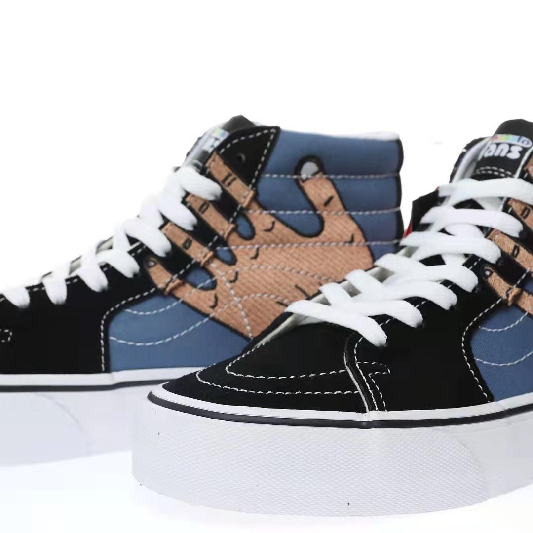 Vans Imran Potato x SK8-Hi VR3 LX Mens Womens - Black/Navy/White/Fenugreek VN0A5EE7B7F Shoes