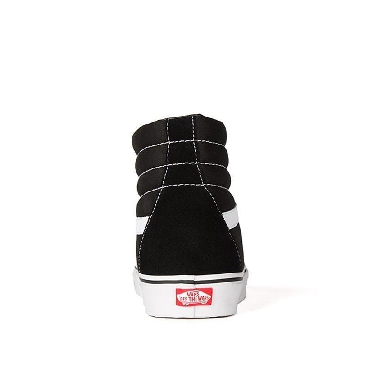 Vans SK8-Hi Black Mens Womens - Black/Black/White VN-0D5IB8C Shoes