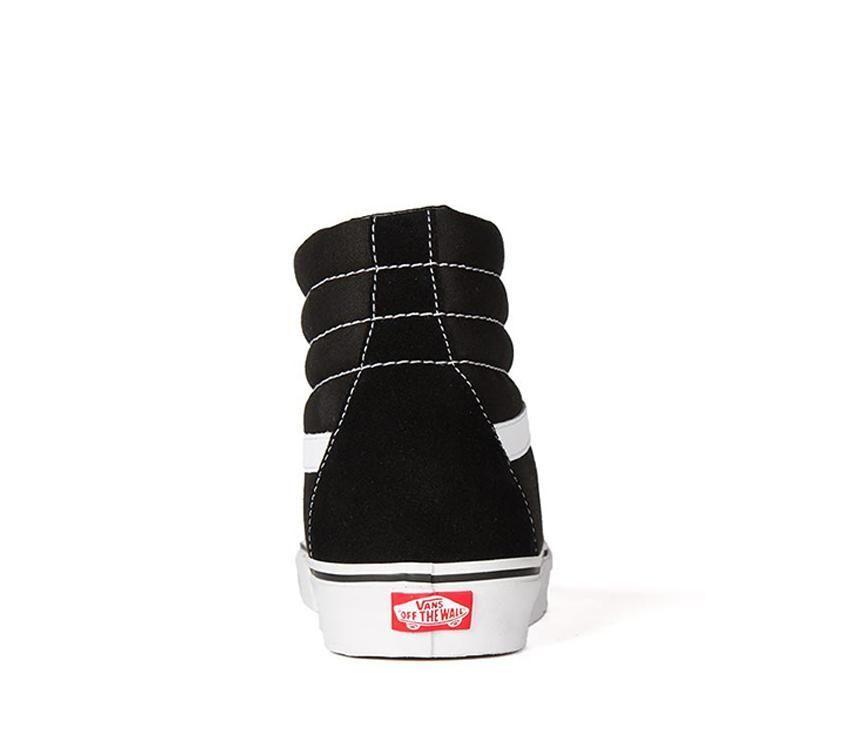 Vans SK8-Hi Black Mens Womens - Black/Black/White VN-0D5IB8C Shoes