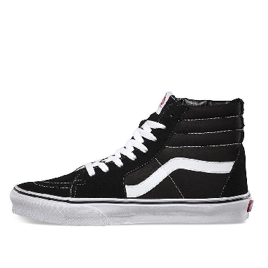 Vans SK8-Hi Black Mens Womens - Black/Black/White VN-0D5IB8C Shoes