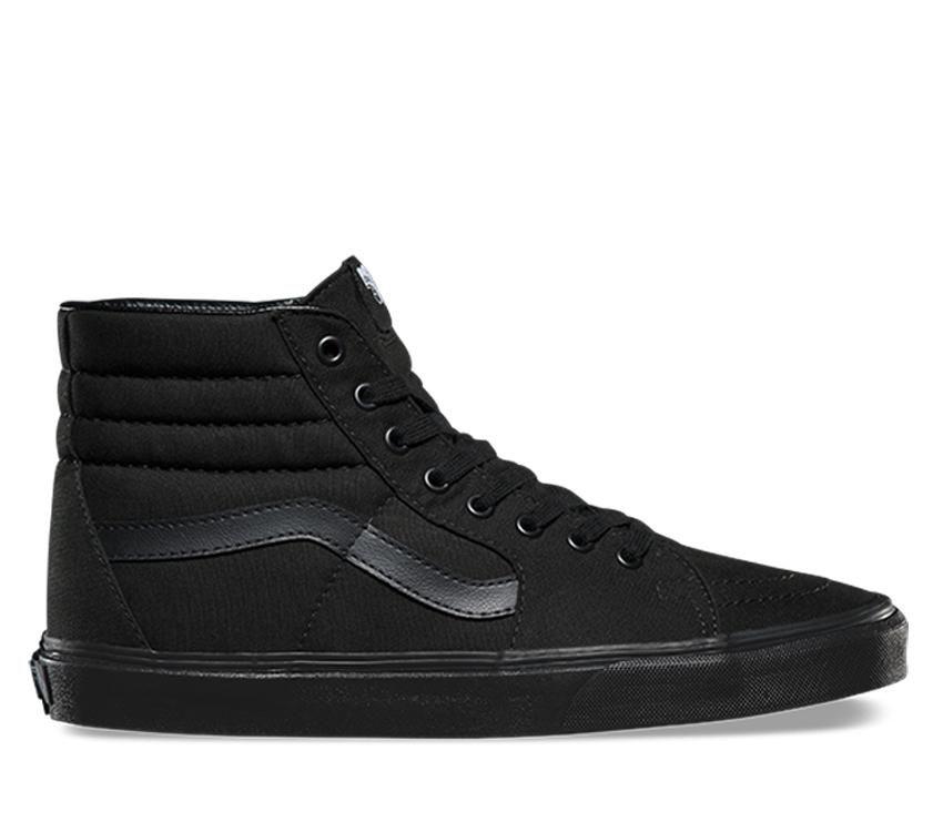 Vans SK8-Hi Mens Womens - Black/Black VN-0TS9BJ4 Shoes