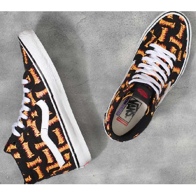 Vans x Thrasher Skate Sk8-Hi Mens Womens - Black Multi VN0A5FCCBML Shoes