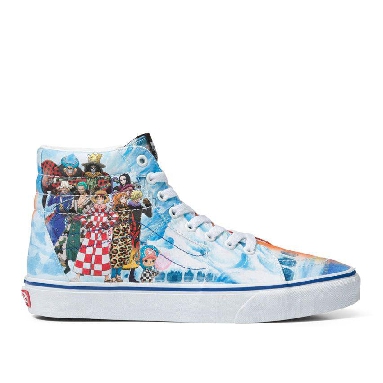 Vans X One Piece Sk8-Hi Mens Womens - One Piece Punk Hazard Multi VN0007NS448 Shoes