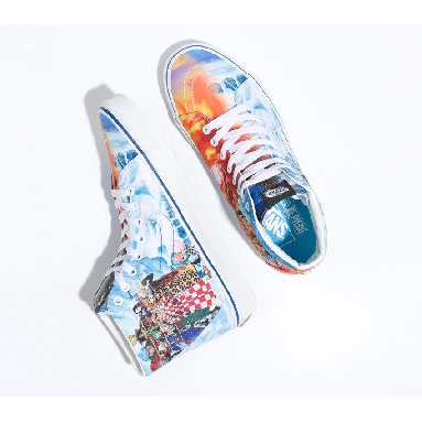 Vans X One Piece Sk8-Hi Mens Womens - One Piece Punk Hazard Multi VN0007NS448 Shoes